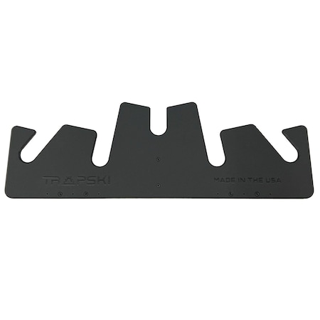 Trapski LowPro XL Ski/Snowboard Rack Insert for Rooftop Cargo Box, Charcoal, Holds 5 Pairs of Skis LOWPRO5-XL-CHL